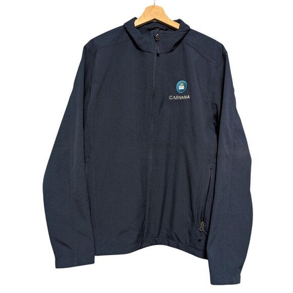 Carvana Men's Large Jacket Employee Uniform Logo Navy Full-Zip Mens Size L - Picture 1 of 6